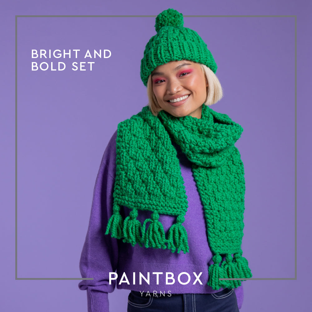 Paintbox Yarns Bright and Bold Set Knitting Pattern