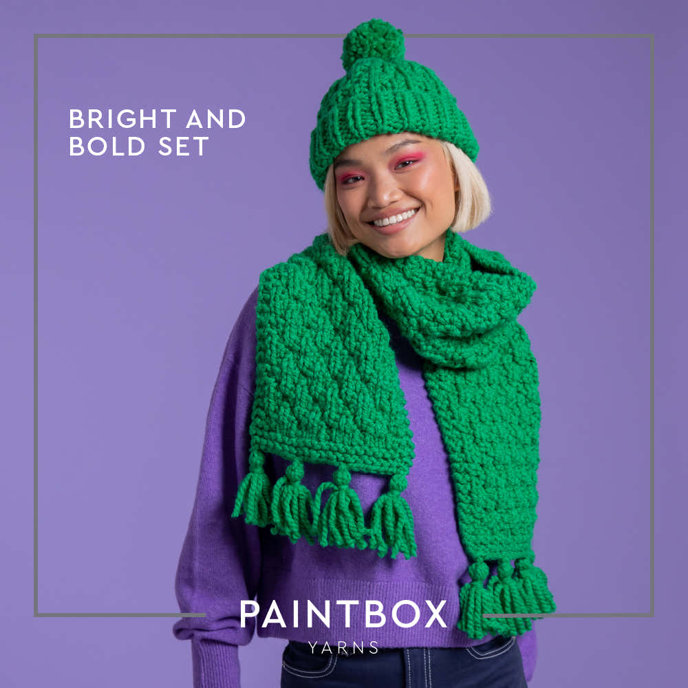 Paintbox Yarns Bright and Bold Set Knitting Pattern
