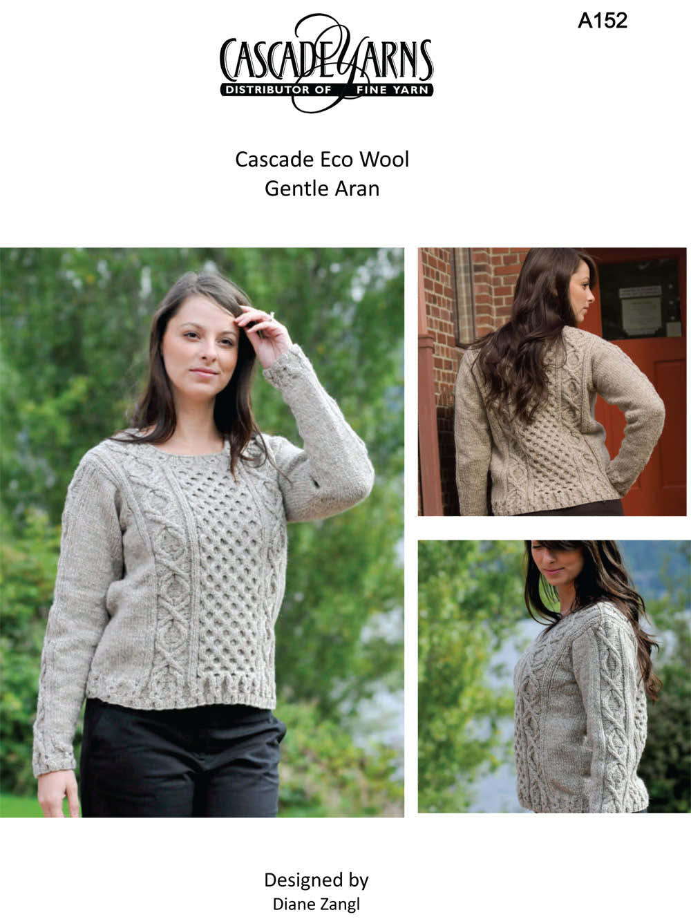 Cascade Yarns A Gentle Aran Jumper Knitting Pattern