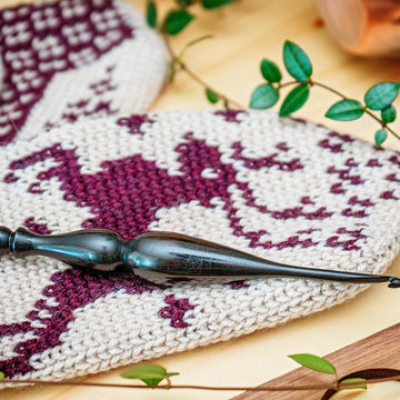 Fair Isle Deer Mittens