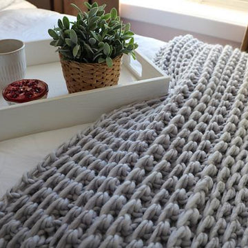 Bulky & Quick Merino Throw
