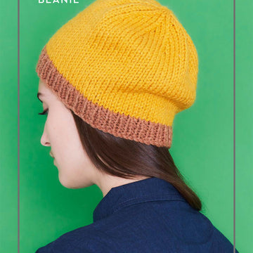 Paintbox Yarns Skyline Beanie Knitting Pattern