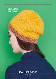 Paintbox Yarns Skyline Beanie Knitting Pattern