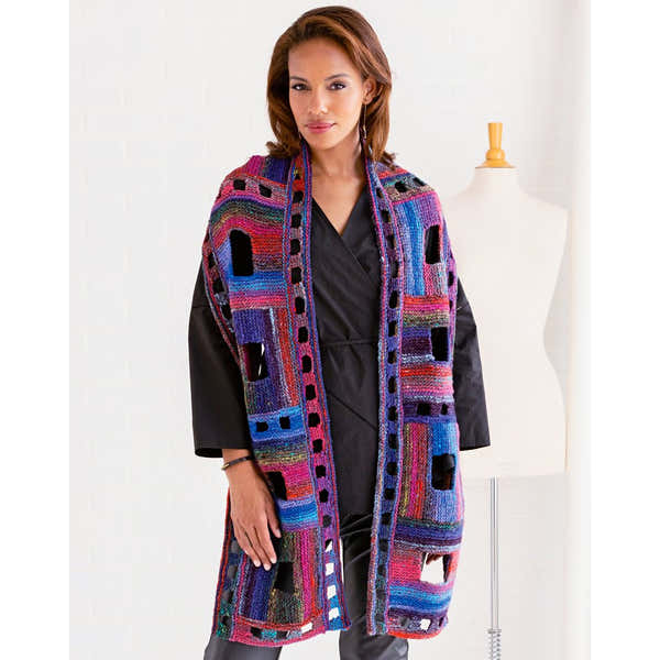 Noro Block Party Scarf Knitting Pattern