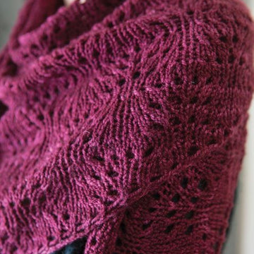 Ceonothus Shawl Scarf Knitting Pattern