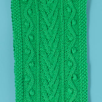 Paintbox Yarns Chickling Cable Scarf Knitting Pattern