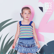 MillaMia Ronja Thin Stripe Tank Knitting Pattern