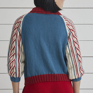 Debbie Bliss Anastasia Baseball Jacket Knitting Pattern