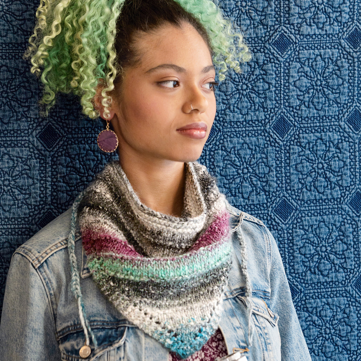 Noro The Knit Bandana Accessory Knitting Pattern