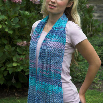 Easy Lace Scarf Knitting Pattern