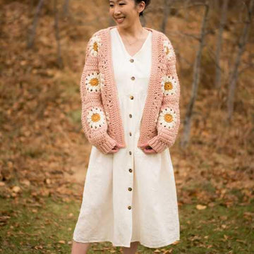 Cozy Days Daisy Cardigan