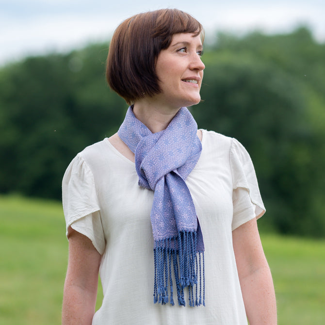 Valley Yarns #126 Silk Diamonds Scarf
