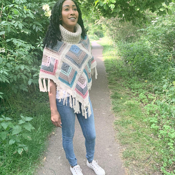 Winter Diamond Poncho