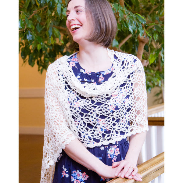 Valley Yarns WEBS Lace Shawl Crochet Pattern