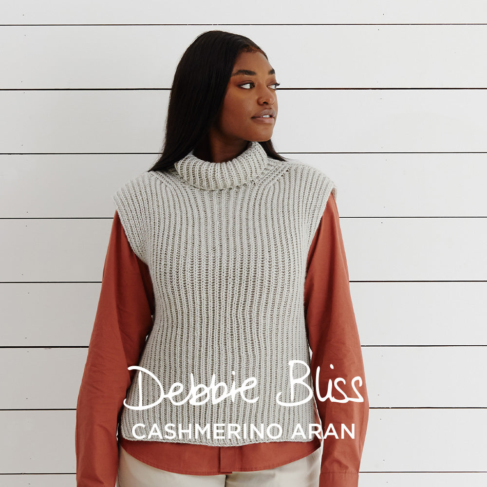 Debbie Bliss Ribbed Sleeveless Top Knitting Pattern