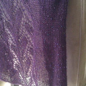 #141 Whispering Leaves Lace Top-Down Cardigan