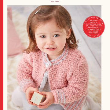 Sirdar Collared and Round Neck Cardigan in Snuggly Bouclette