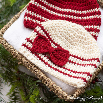 Cranberries & Cream Baby Hat