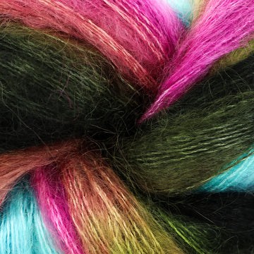 Turquoise, Fuschia, Rust, Green, Black (71006)