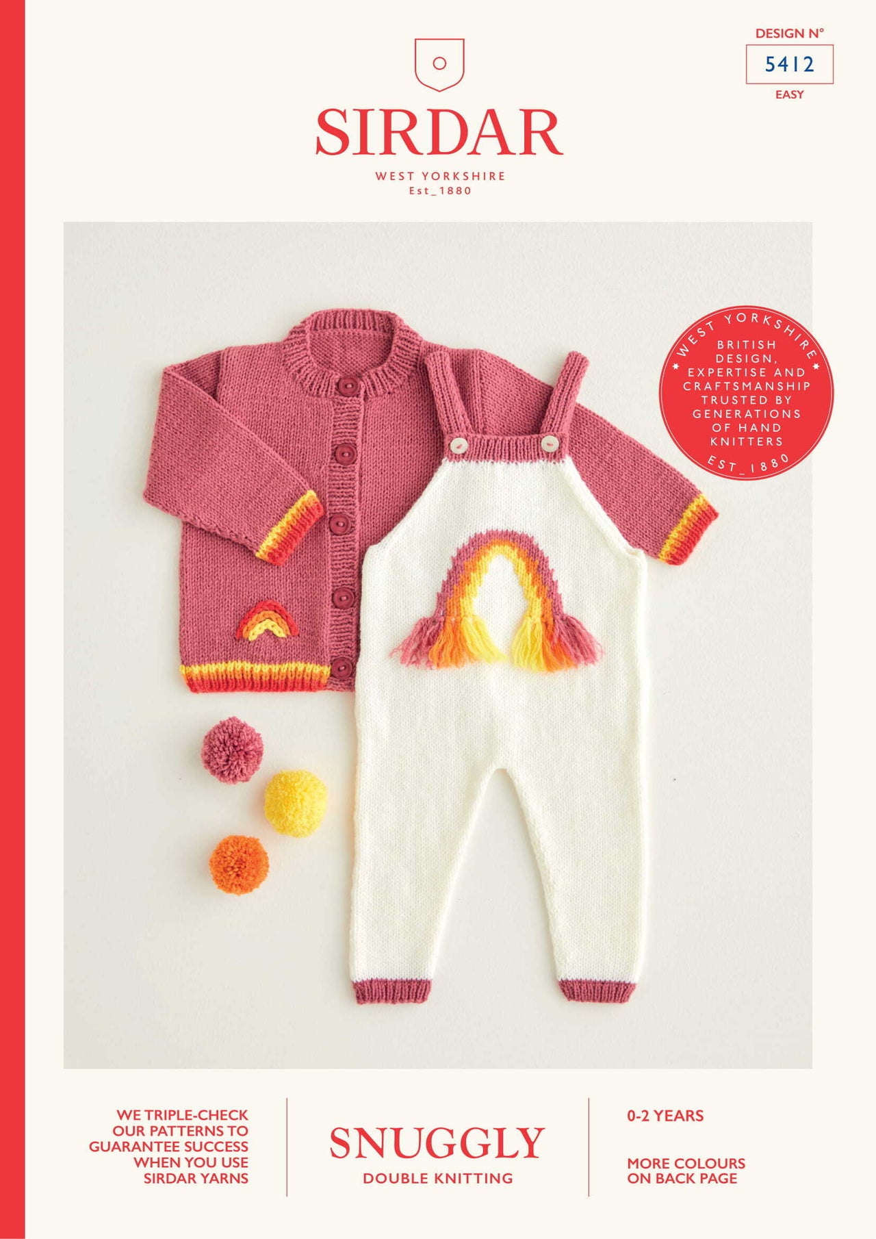 Sirdar Rainbow Bomber Jacket & Dungarees Knitting Pattern