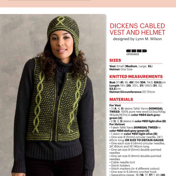Tahki Yarns Dickens Vest and Helmet PDF