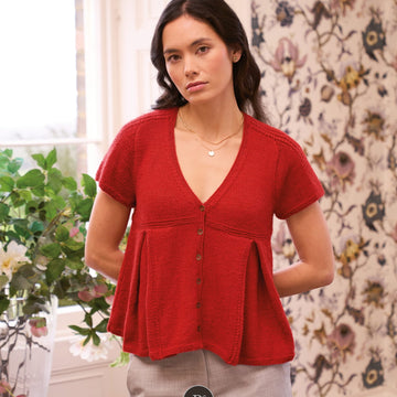 Pleat Top Knitting Pattern