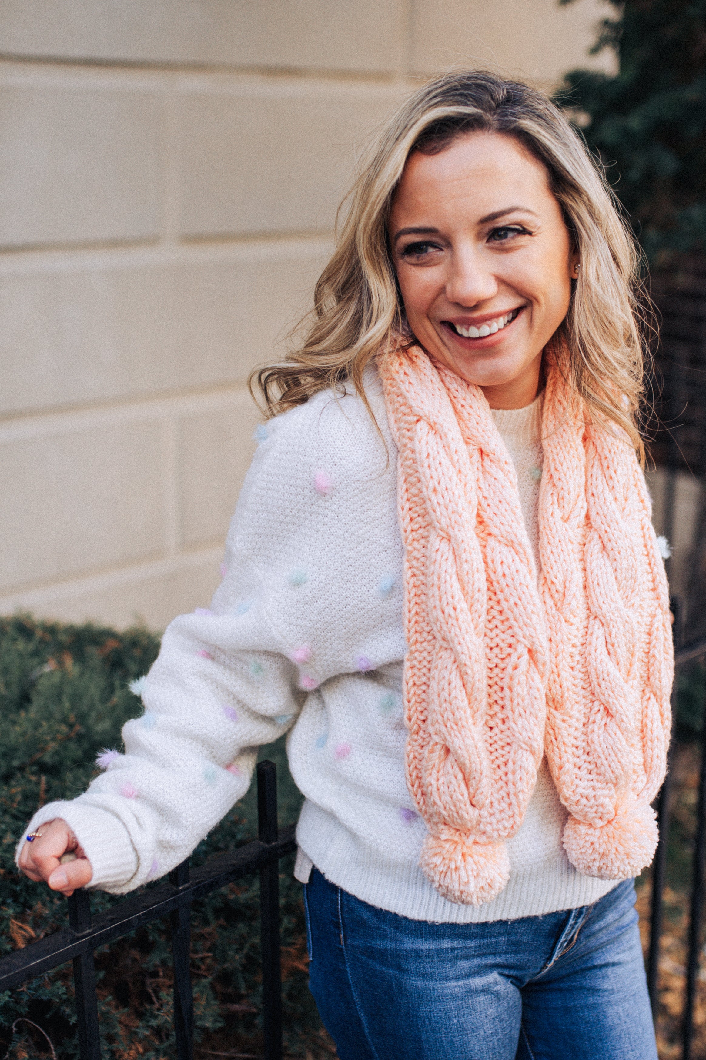 Tubular Wavy Scarf Knitting Pattern