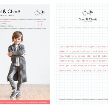 Spud & Chloe by Blue Sky Fibers Just Right Jacket PDF