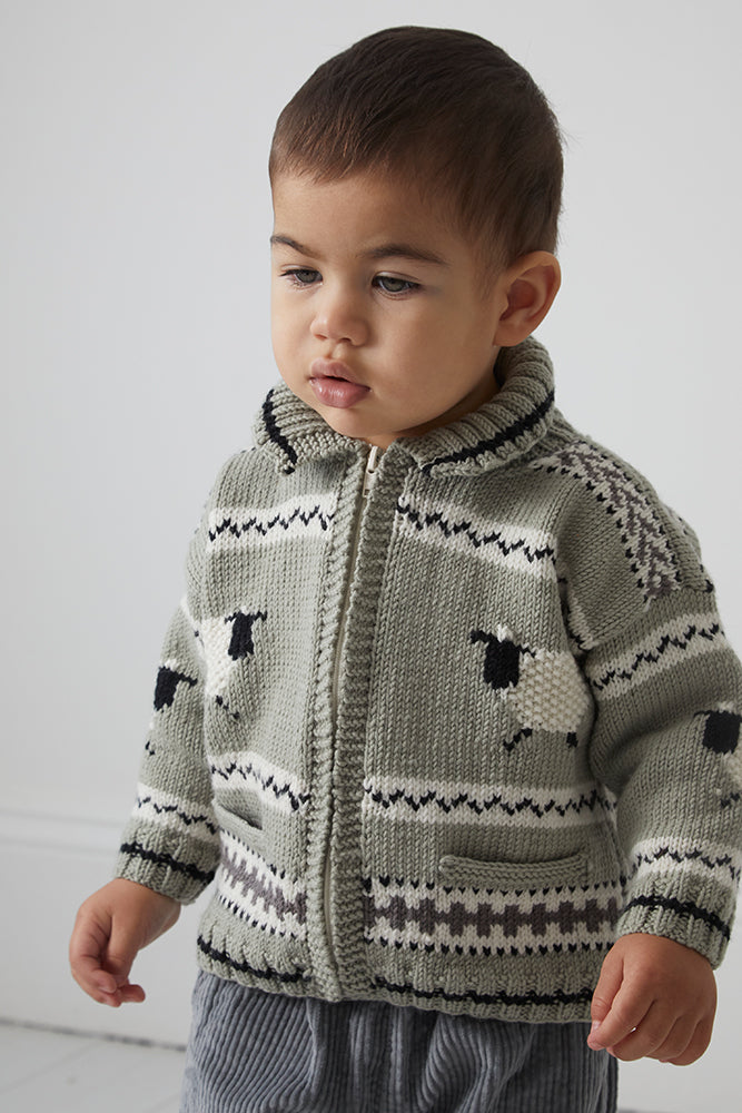 Debbie Bliss Gabriel Sheep Jacket Knitting Pattern