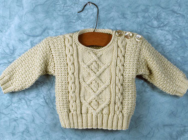 Baby Poonam Sweater Jumper Knitting Pattern
