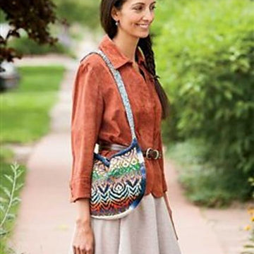 Painted Lady Boho Bag