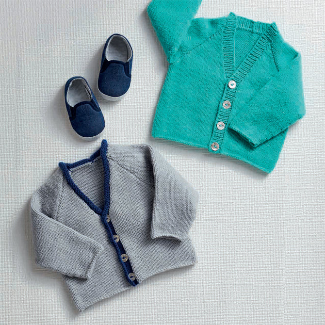 Sirdar V-Neck Cardigans Knitting Pattern