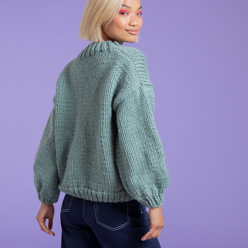 Paintbox Yarns Easy Everyday Sweater Knitting Pattern