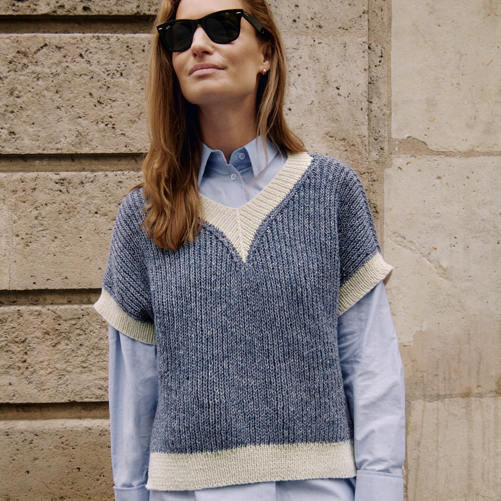 Lana Grossa Slipover Waistcoat Knitting Pattern