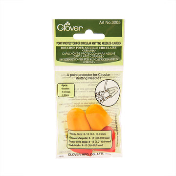 Clover Point Protector for Circular Knitting Needles