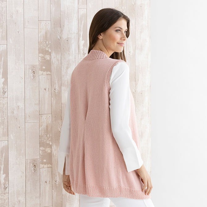String Sandra Vest Waistcoat Knitting Pattern