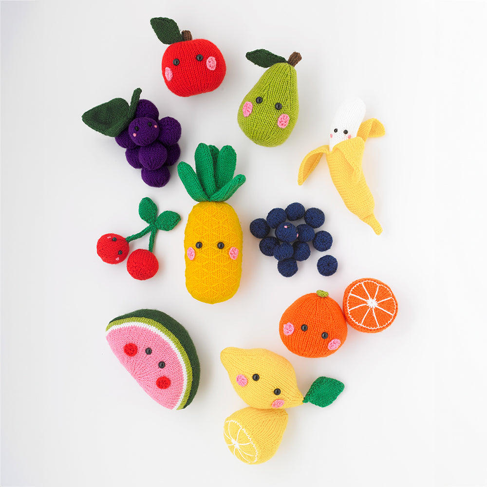 Paintbox Yarns Fruity Friends Knitting Pattern