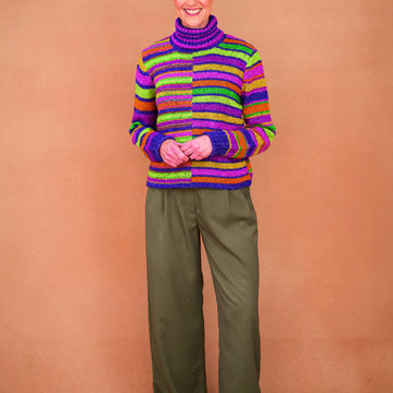 Stripes Galore In Rowan Kaffe Fassett Felted Tweed Knitting