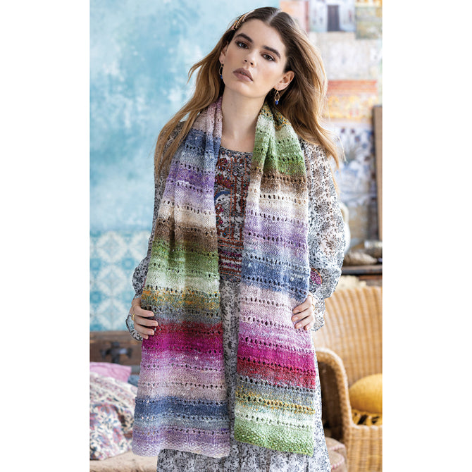 Noro Eyelet Scarf Knitting Pattern