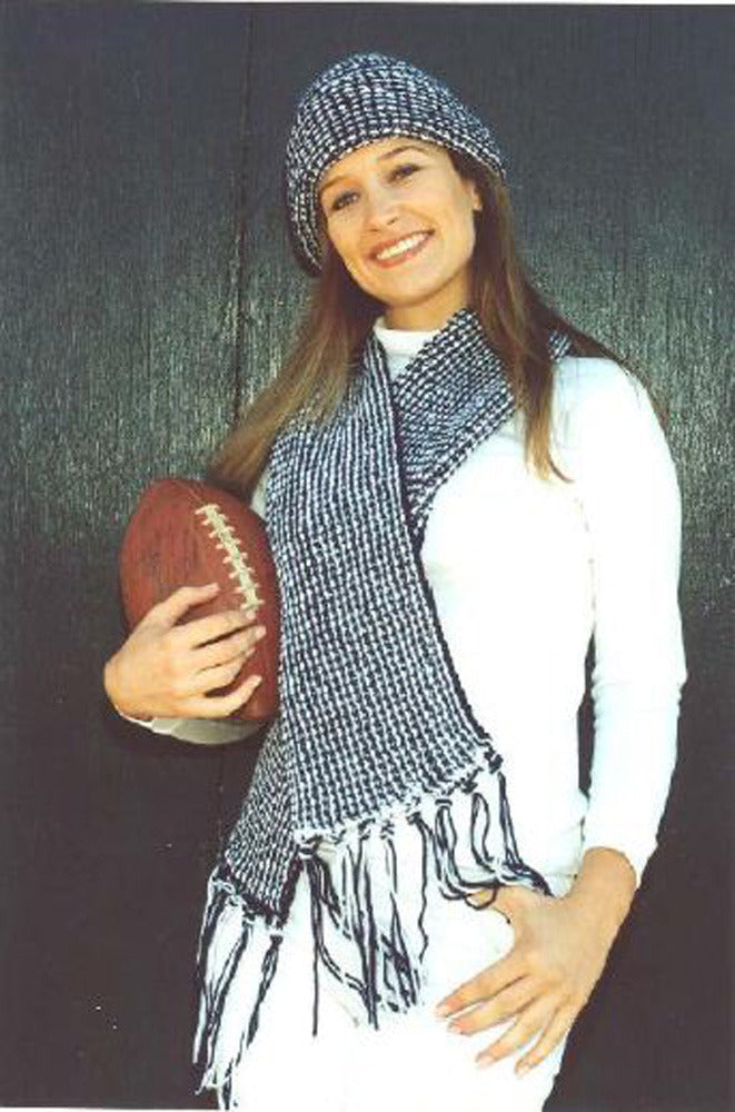 Penn State Scarf & Hat Knitting Pattern