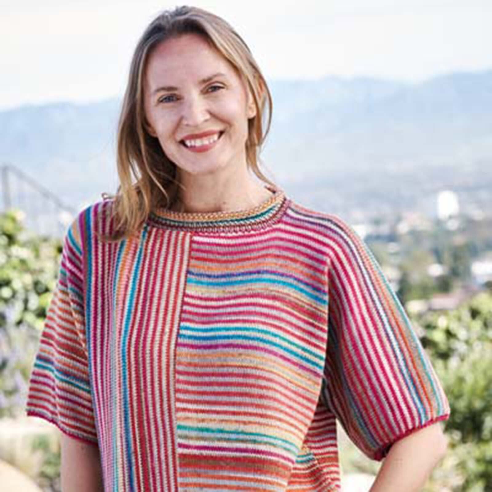 Trendsetter Yarns Celebrate Row Multidirectional T Top