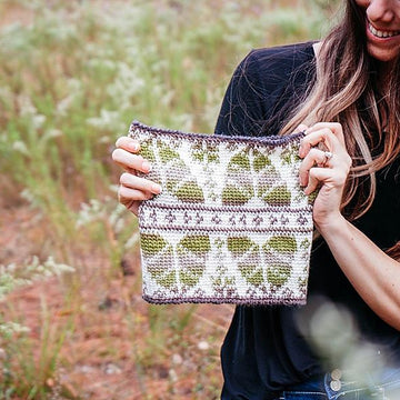 Monstera Crochet Cowl