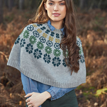 Solar Poncho Cape Knitting Pattern
