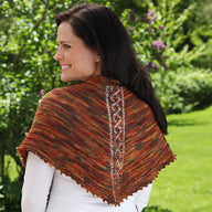 Valley Yarns Indian Summer Shawl Knitting Pattern