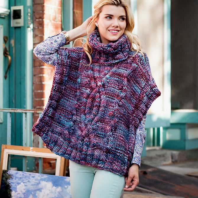 Malabrigo Williamsburg Cape Knitting Pattern