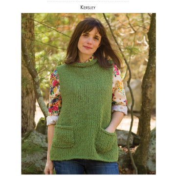 Classic Elite Yarns Kersley Vest Knitting Pattern