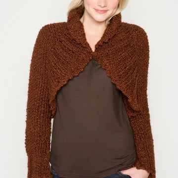 Knit Shrug Bolero Knitting Pattern