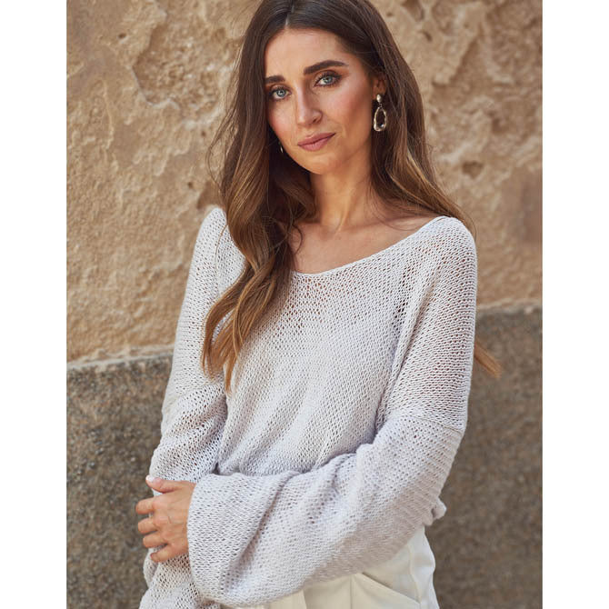 Rowan Oversized V-Neck Jumper Knitting Pattern