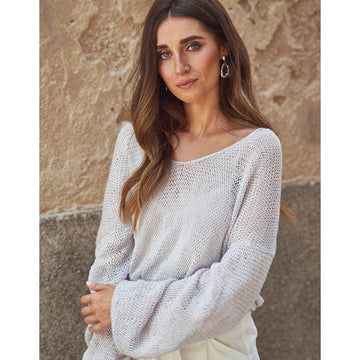 Rowan Oversized V-Neck Jumper Knitting Pattern