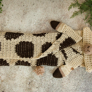 Hooded Giraffe Blanket